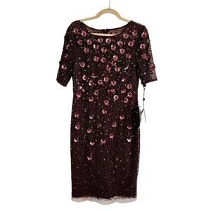 Adrianna Papell Floral Sheath Dress